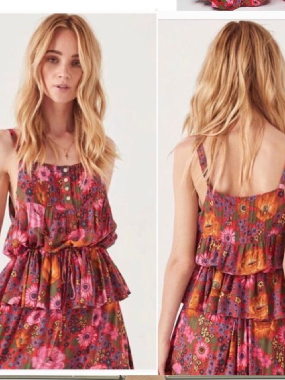Spell & The Gypsy Desert Daisy Cami Tank XS NWOT Rare Boho Floral